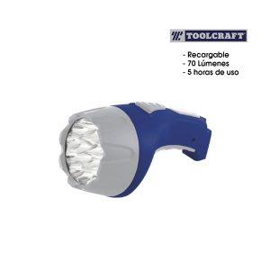 LINTERNA RECARGABLE ERGONOMICA 7 LED