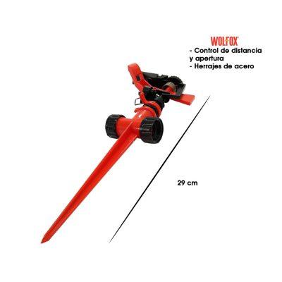 ASPERSOR DE RIEGO PLASTICO WOLFOX
