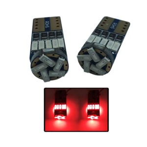 BOMBILLO 15 LED  ROJO T10-1C