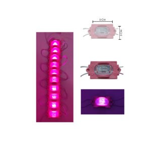 MODULO LUPA 3 LED SUPER BRIGHT PINK 5X3CM G0300C-23