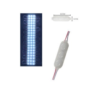 MODULO BOTONETA 3 LED 5.5X1.5CM BLANCO G0300C-24