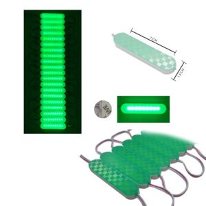 MODULO CUADRITOS 7X1.5CM 9 LED VERDE G0300C-27