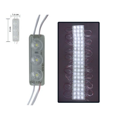 MODULO 3 LED BLANCO 5X1.6CM G0300C-28