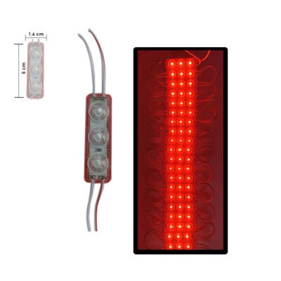 MODULO 3 LED  ROJO 5X1.6CM G0300C-29