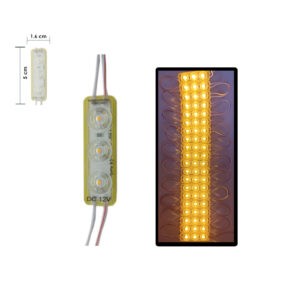 MODULO 3 LED  AMARILLO  5X1.6CM G0300C-29