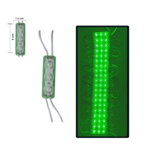 MODULO 3 LED 5X1.6CM VERDE G0300C-29