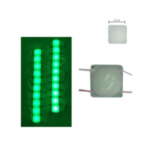 MODULO 1 LED BURBUJA VERDE CUADRADO 3.5CM G0300C-31