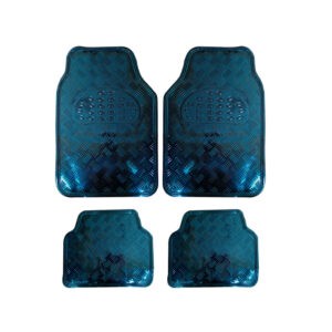 ALFOMBRA P/CARRO TIPO METAL AZUL A01101