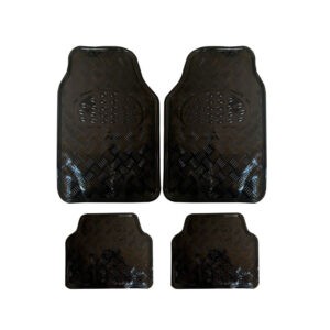 ALFOMBRA P/CARRO TIPO METAL NEGRA A01101