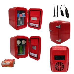 REFRIGERADORA  MINI 12V Y 110V 4 LTS 25X18X25CM 340005
