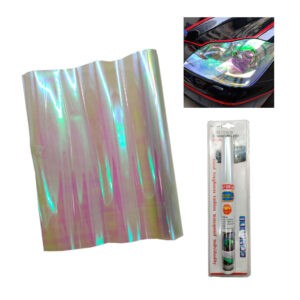 CINTA VINIL SEALBEAM 0.30X1MT TRANSPARENTE ARCOIRIS C3BX180