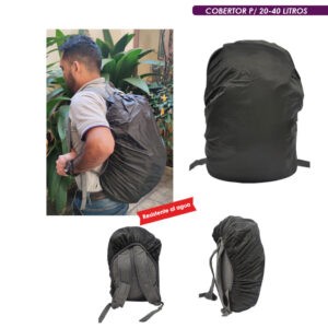COBERTOR P/MOCHILA S 20-40 LITROS NEGRO HQ-K109-M