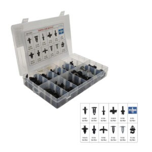CLIPS RETENEDORES 350 PCS 12 DISEÑOS QX19001 VOLVO