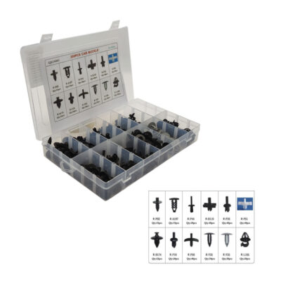CLIPS RETENEDORES 350 PCS 12 DISEÑOS QX19001 VOLVO