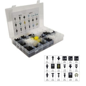 CLIPS RETENEDORES  418 PCS 18 DISEÑOS QX19004