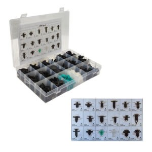 CLIPS RETENEDORES 299 PCS 18 DISEÑOS QX19005