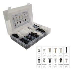 CLIPS RETENEDORES 370 PCS 12 DISEÑOS QX19007