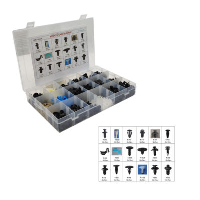 CLIPS RETENEDORES  475 PCS 18 DISEÑOS QX19019 MAZDA
