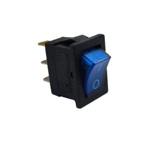 SWITCH 3 AMP 3 PIN C/LUZ AZUL MINI 125V 10 A 462-8A (462-8)