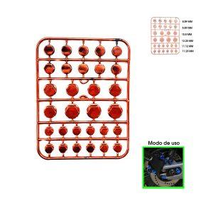 TAPONES P/TORNILLO DORADO DE MOTO 30PCS HQ220305