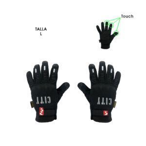 GUANTES P/MOTORISTA TOUCH L NEGRO WATERPROOF MADBIKE-07