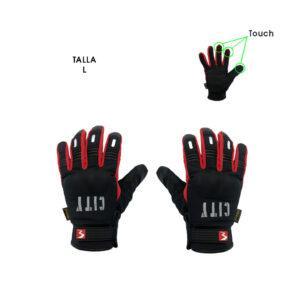 GUANTES P/MOTORISTA TOUCH L ROJO WATERPROOF MADBIKE-07