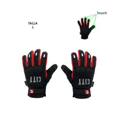 GUANTES P/MOTORISTA TOUCH L ROJO WATERPROOF MADBIKE-07