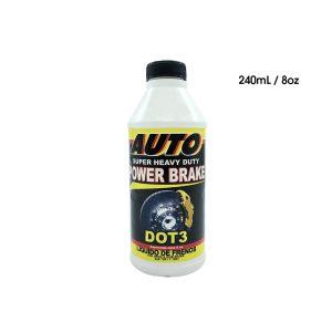 LIQUIDO P/FRENOS DOT3 AUTO 240 ML/8 OZ.