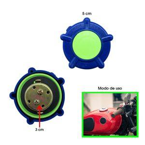 TAPON P/GASOLINA MOTO CG125 AZUL