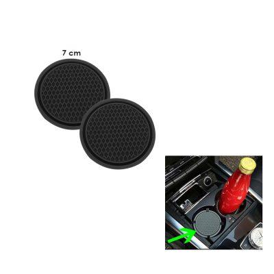PORTA VASOS P/CARRO NEGRO 2 PCS COASTER 0317-1