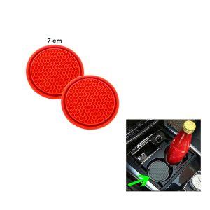 PORTA VASOS P/CARRO ROJO 2 PCS COASTER 0317-1