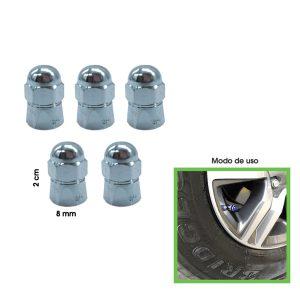 TAPONES P/VALVULA SILVER  TORRE  5 PCS HH-4