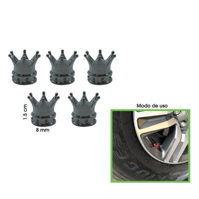 TAPONES P/VALVULA CORONA TITANIUM  5 PCS HH-6