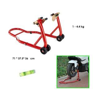 SOPORTE DELANTERO METALICO  P/REPARACION MOTOCICLETA  ROJO B
