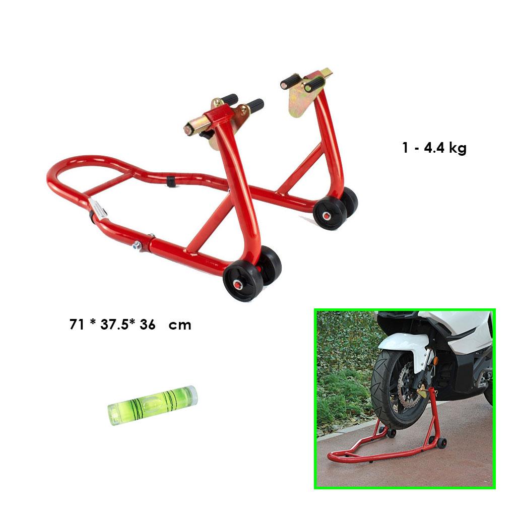 SOPORTE DELANTERO METALICO P/REPARACION MOTOCICLETA ROJO B