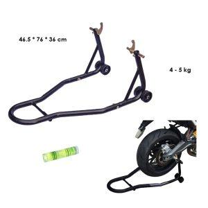SOPORTE METALICO NEGRO P/REPARACION MOTOCICLETA C TRASERO