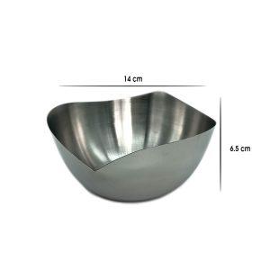 BOWL PARA SNACKS ACERO INOX  14.5CM MH-557/ACR138