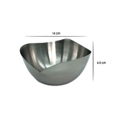 BOWL PARA SNACKS ACERO INOX  14.5CM MH-557/ACR138