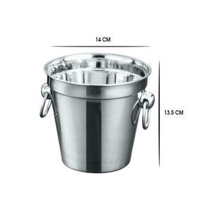 HIELERA  ACERO INOX 14CM MH-152 ACR21