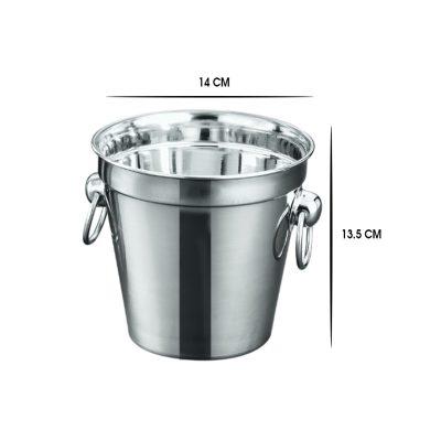 HIELERA  ACERO INOX 14CM MH-152 ACR21