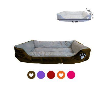 CAMA P/MASCOTA  TALLA LARGE 80X54CM 206-10 CAFE