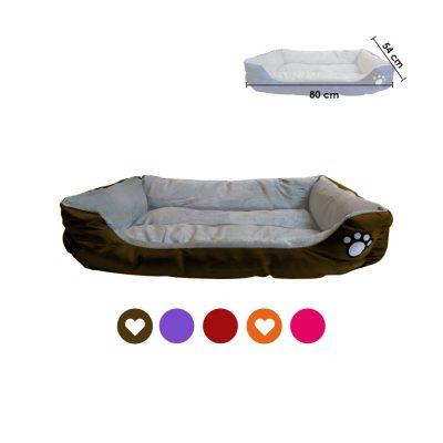 CAMA P/MASCOTA  TALLA LARGE  80X54CM 206-10 ROJO