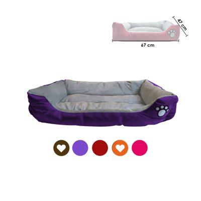 CAMA P/MASCOTA 67X47 CM TALLA MEDIUM 206-10 NARANJA