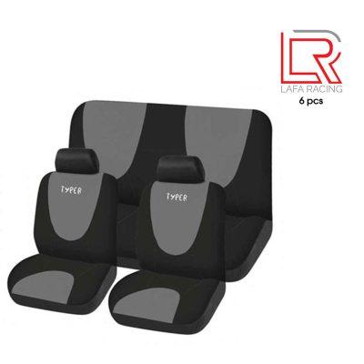 FUNDAS P/ASIENTO 8 PCS TYPER 16-6090 GRIS