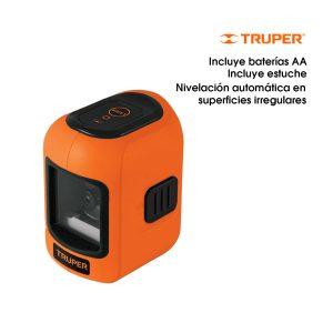 NIVEL LASER ROJO CON ALCANCE DE 10 MT TRUPER A BATERIAS C/ESTUCHE
