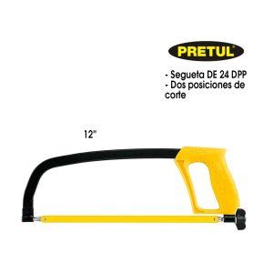 MARCO P/SIERRA  12 MANGO PLASTICO PRETUL