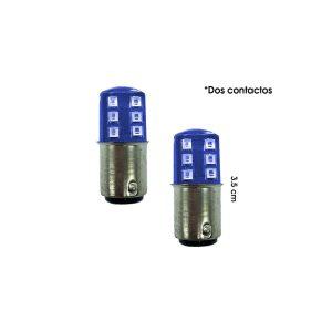 BOMBILLO LED GEL 2 CONTACTOS AZUL 2835-1157