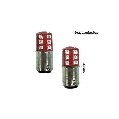 BOMBILLO LED GEL 2 CONTACTOS ROJO 2835-1157