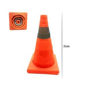 CONO DE SEGURIDAD COLAPSABLE 30CM/1PIE LZ0009