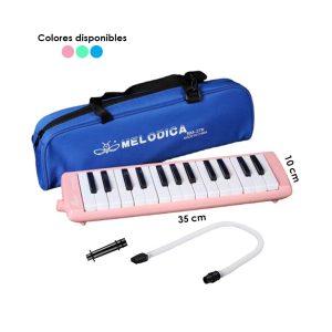 MELODICA C/BOLSA VERDE/ROSADA/AZUL BM-27K